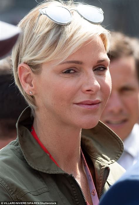 princess charlene of monaco short hair